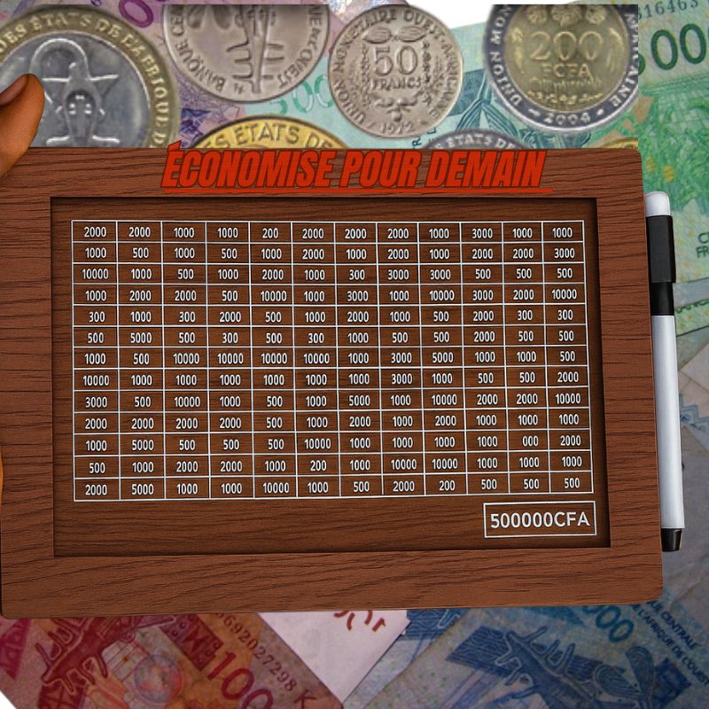 Tirelire automatique pour pièces et billets